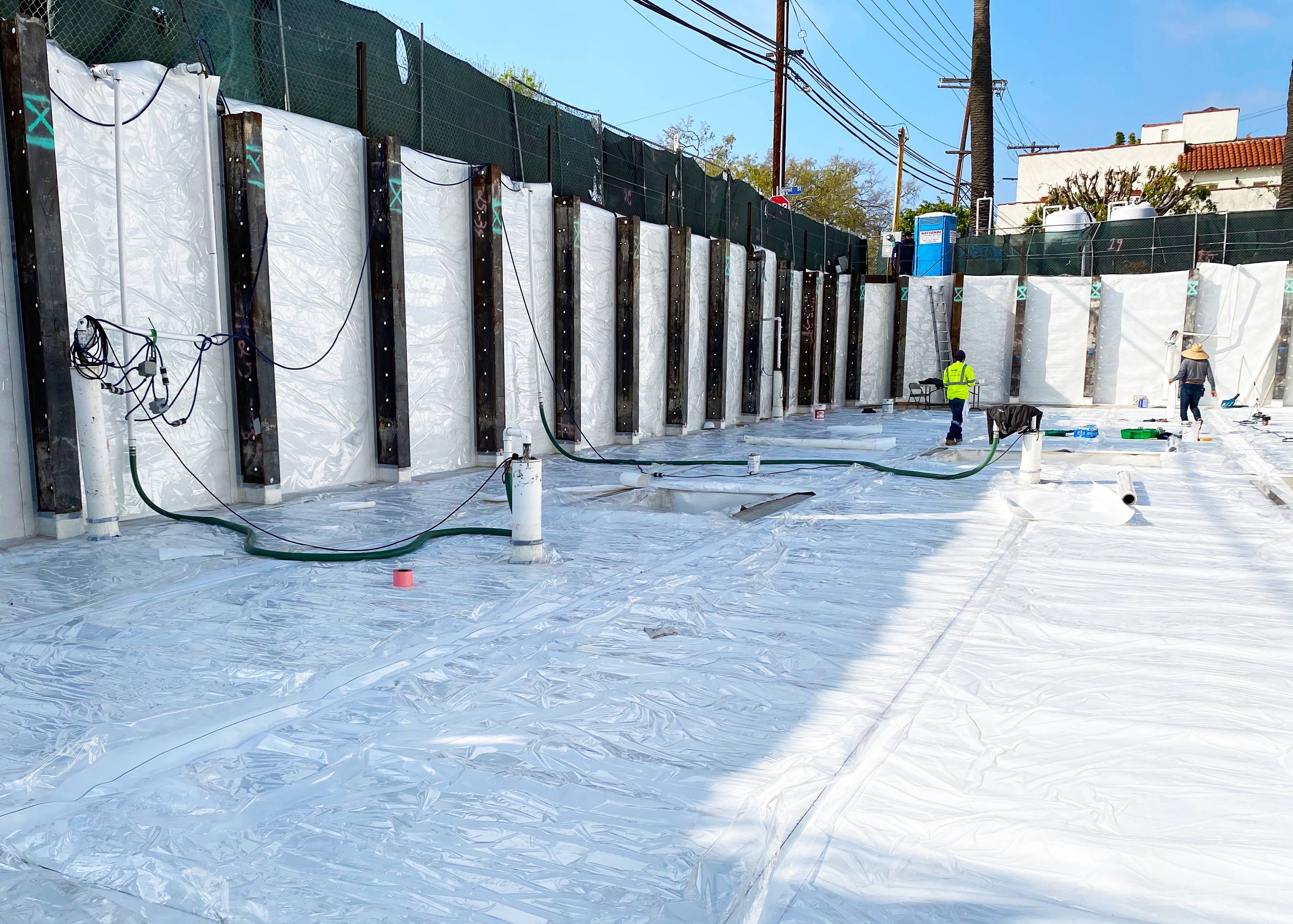 Advanced waterproofing membrane.